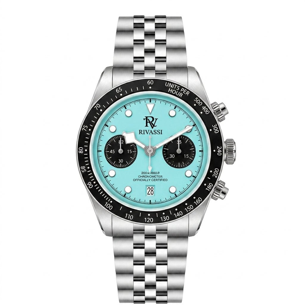 Rivassi Black Bay Chrono Summer Blue