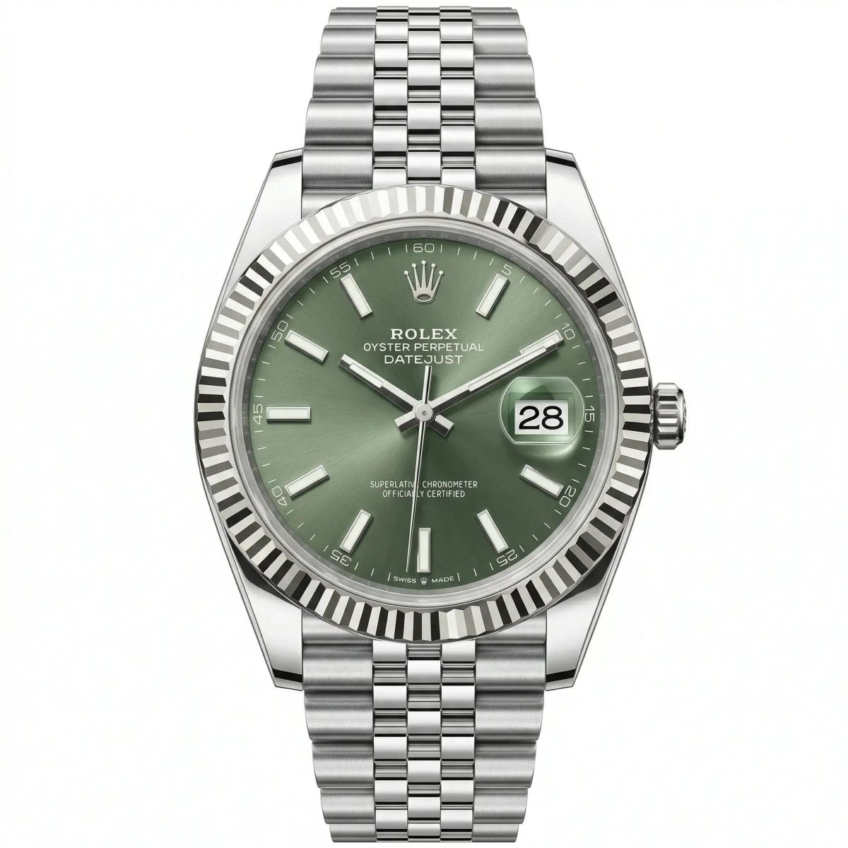 Rolex Datejust 126334 Green Dial Jubilee